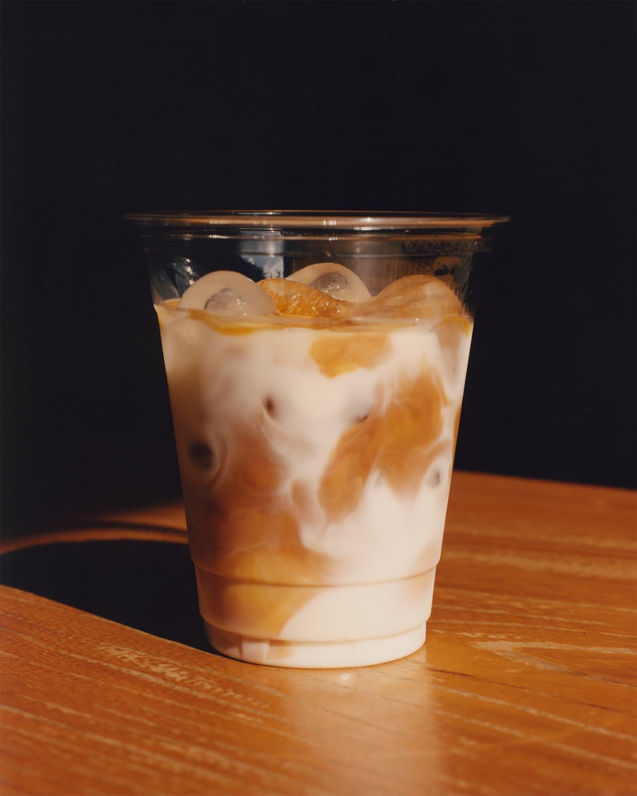 NKORA iced coffee on a counter